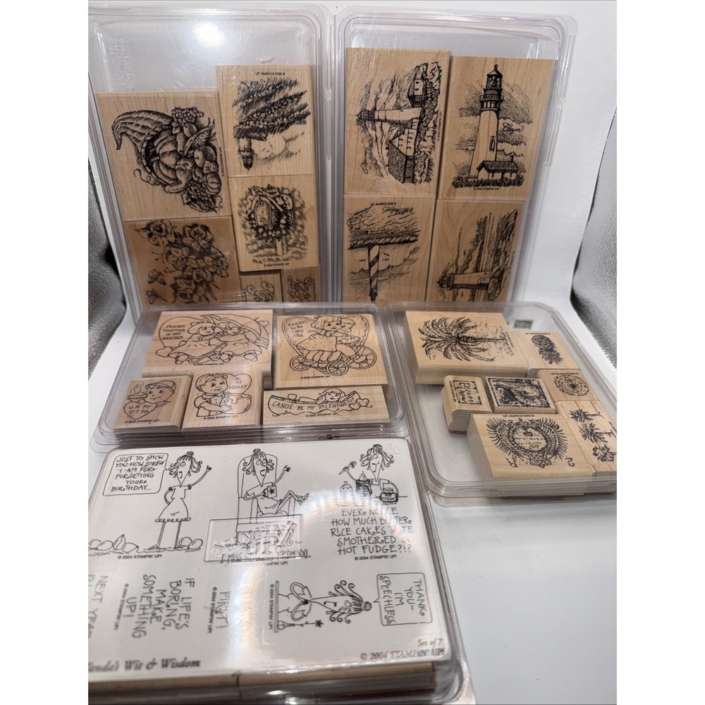 Stampin' Up 5 Sets Wanda's Wit, Valentines, Balmy Breezes, Always Mind, Coast‎ 2